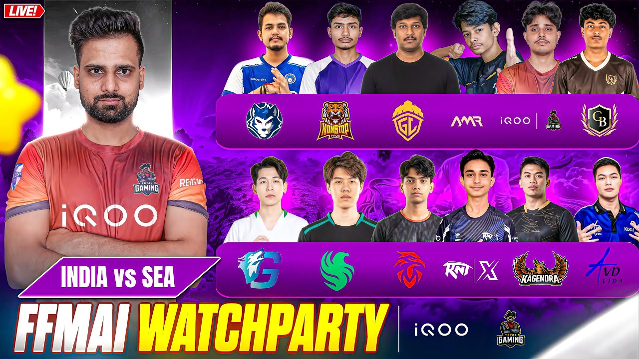 WATCHPARTY - FF MAX ASIA INVITATIONAL LEAGUE DAY 2 | TG FOZYAJAY | #freefireindia #freefirelive
