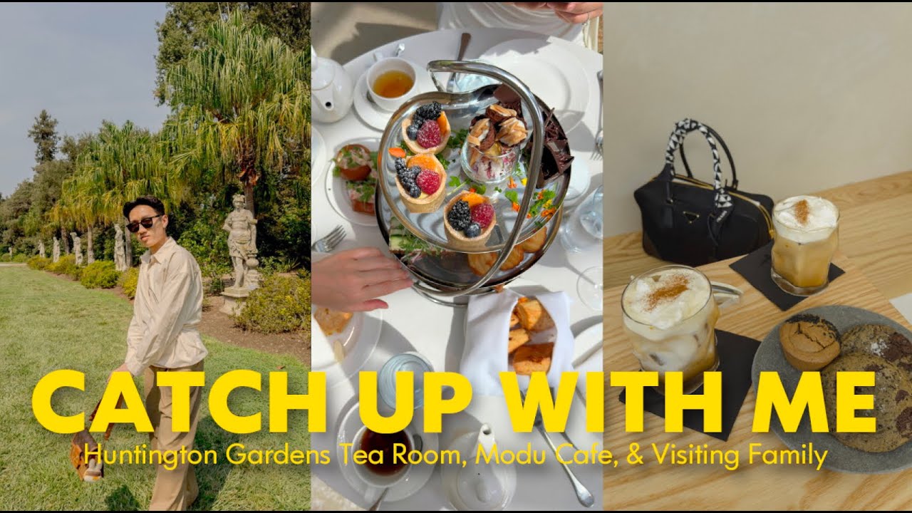 Catch Up With Me | Huntington Tea House, Modu Cafe, & Visiting Family