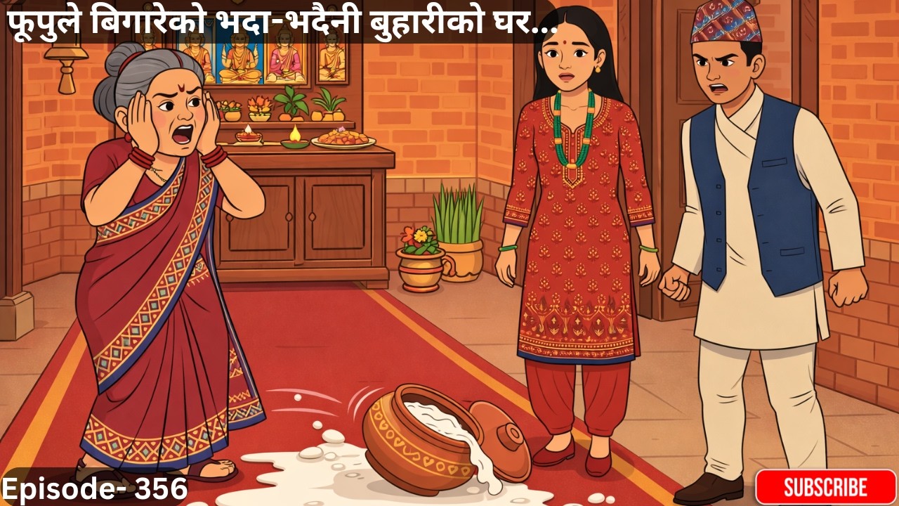 फूपुले बिगारेको भदा-भदैनी बुहारीको घर...Episode- 356 #fupu #bhadabhadaini #storytime #folktales