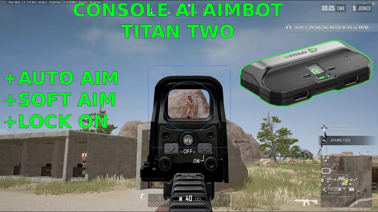 КОНСОЛЬНЫЙ АИМБОТ В PUBG (TITAN TWO)