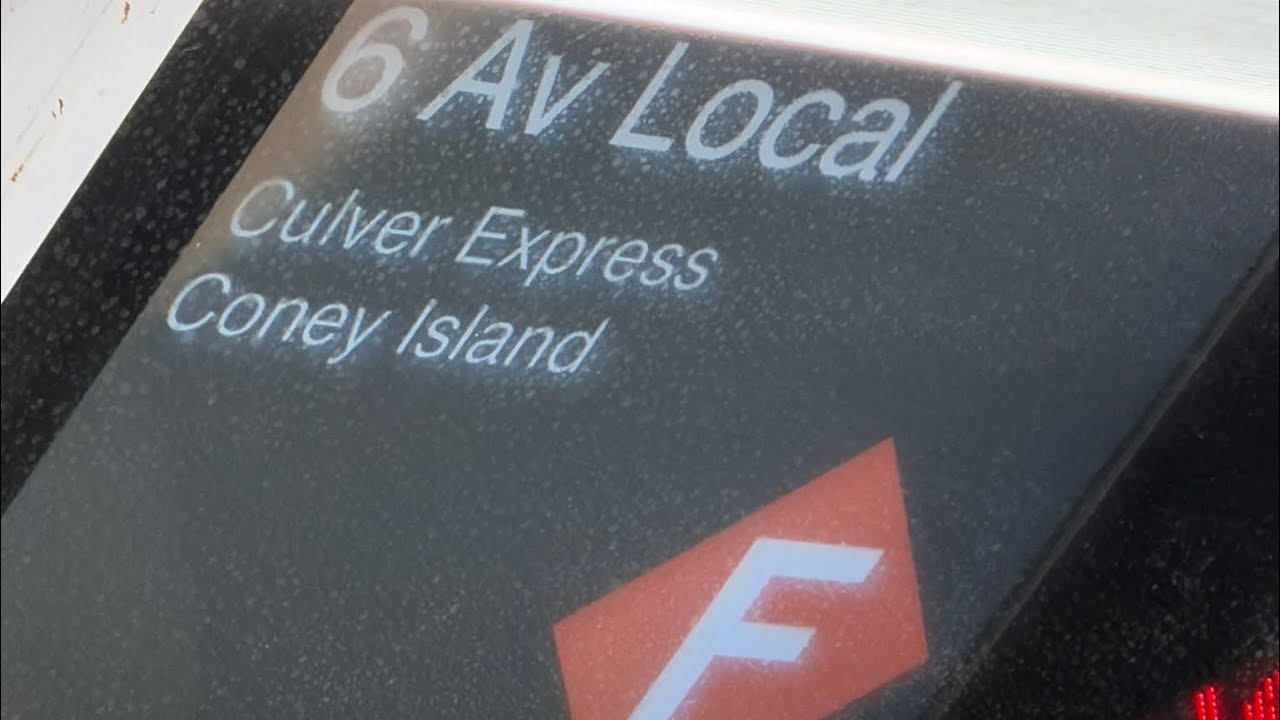 IND Culver Line: R160 (F) Express train ride from From Jay St-MetroTech to Church Ave