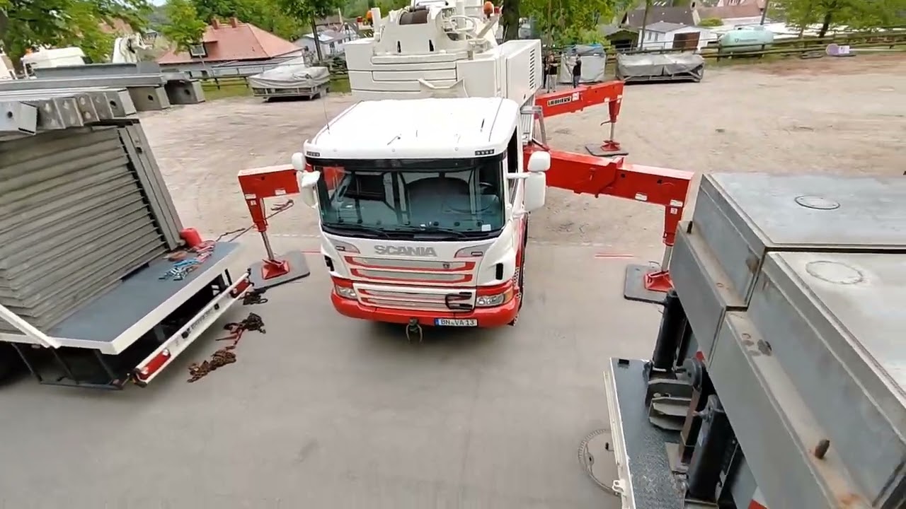 Erlangen Bergkirchweih, Aufbau Blog 1 , Riesenrad Europa Rad - Kipp und Sohn. 08.05.2023.