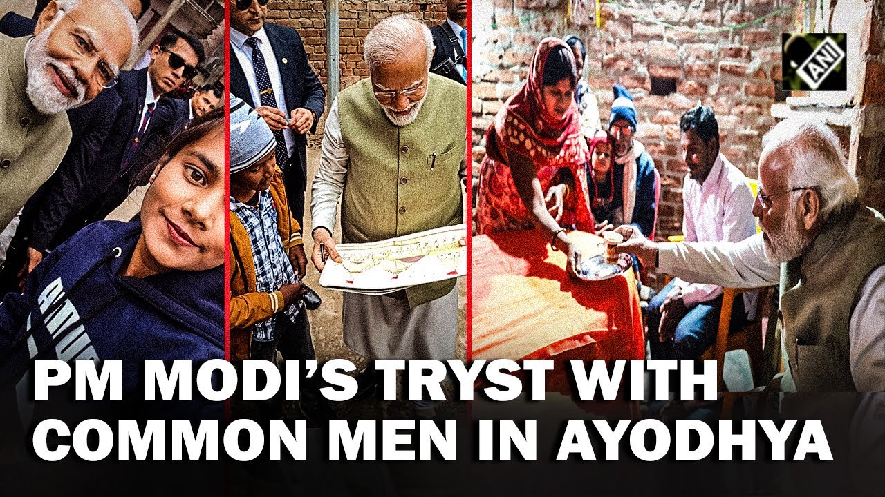 From interaction with students to detour for tea, PM Modi becomes man of common men in Ayodhya
