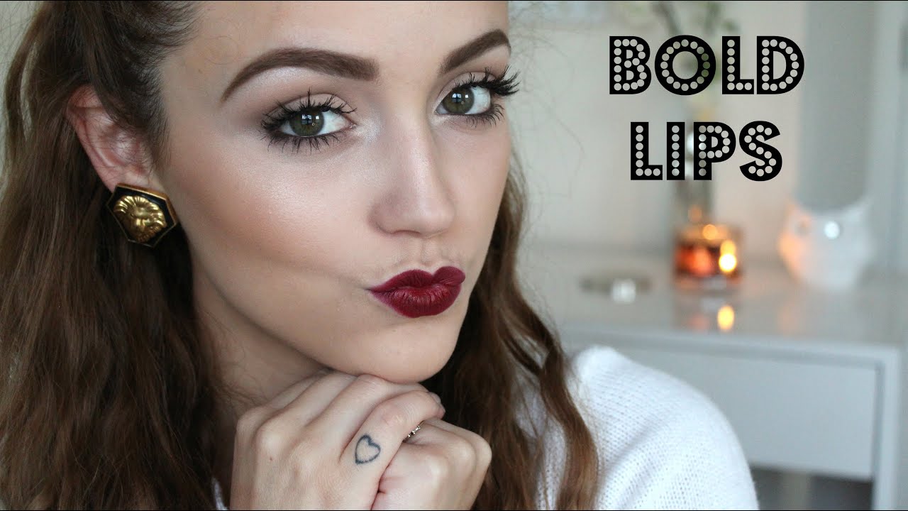 Thanksgiving Makeup Tutorial- Bold Lips
