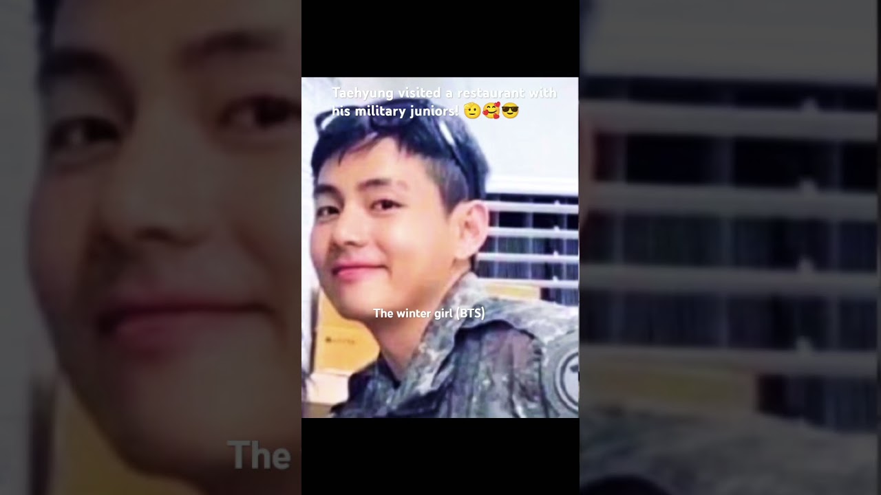 Sergeant Kim Taehyung spotted today 🤍(update)#taehyung #kimtaehyung #shorts #youtubeshorts