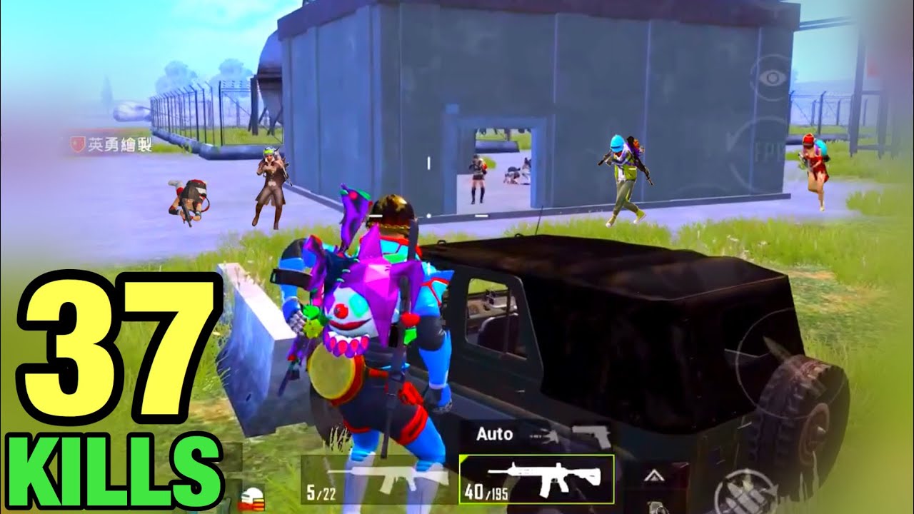 NEW RECORD in MILITARY BASE Season 13 | 37 KILLS Solo vs Squad | TACAZ PUBG MOBILE
