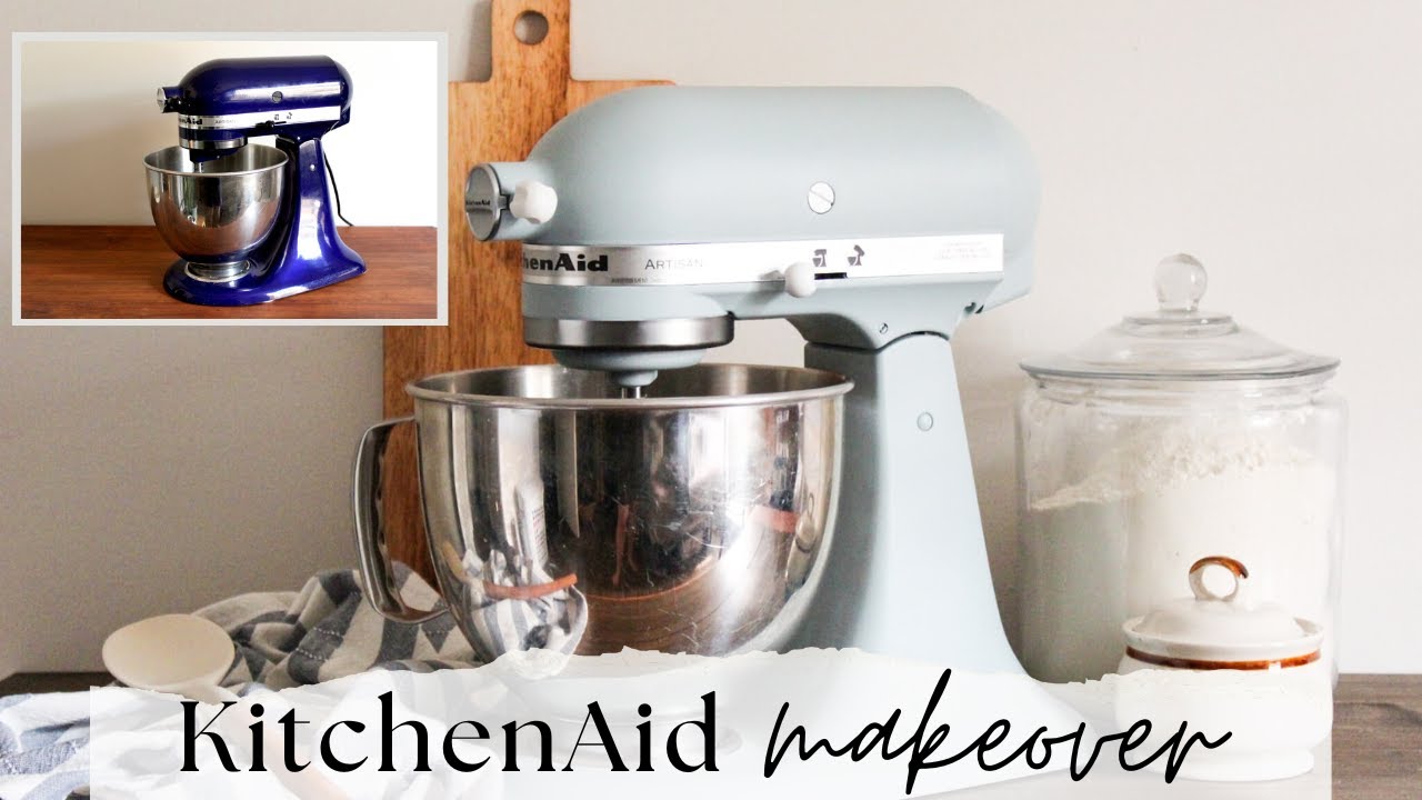 Ремонт миксера KitchenAid | Как покрасить миксер KitchenAid