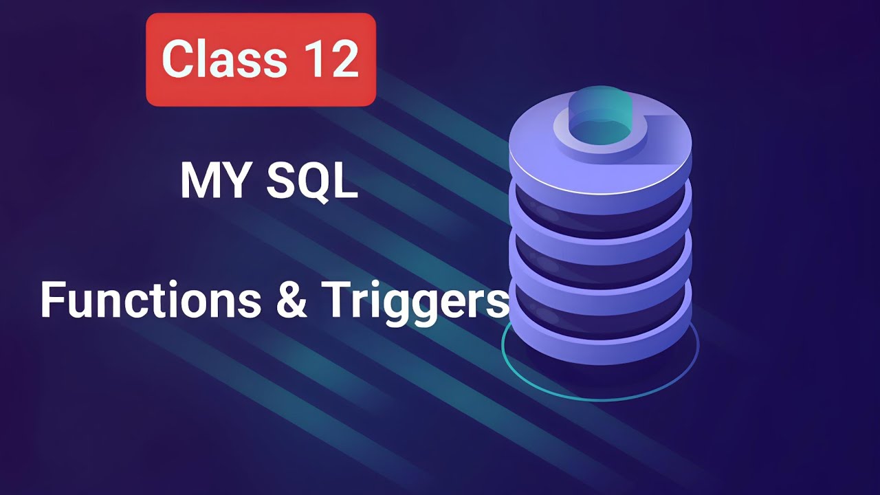 MY SQL Functions & Triggers Class 12 #sql #mysql #sqlforbeginners #databasemanagement #tutorials