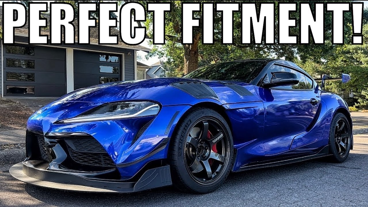 Transforming My Toyota Supra With TE37 Volk Wheels! Perfect Fitment