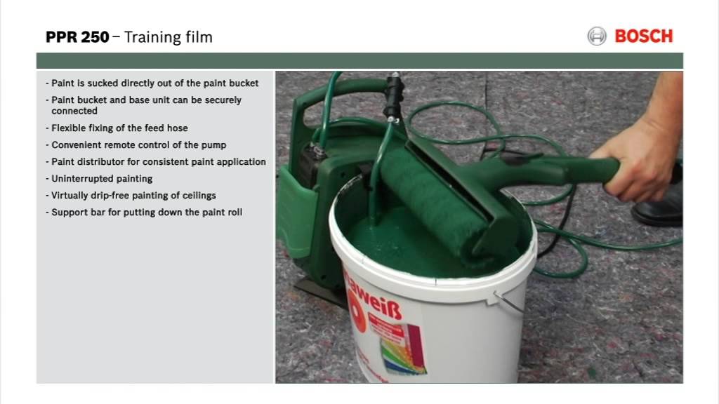 Features of: PPR 250 Paint Roller