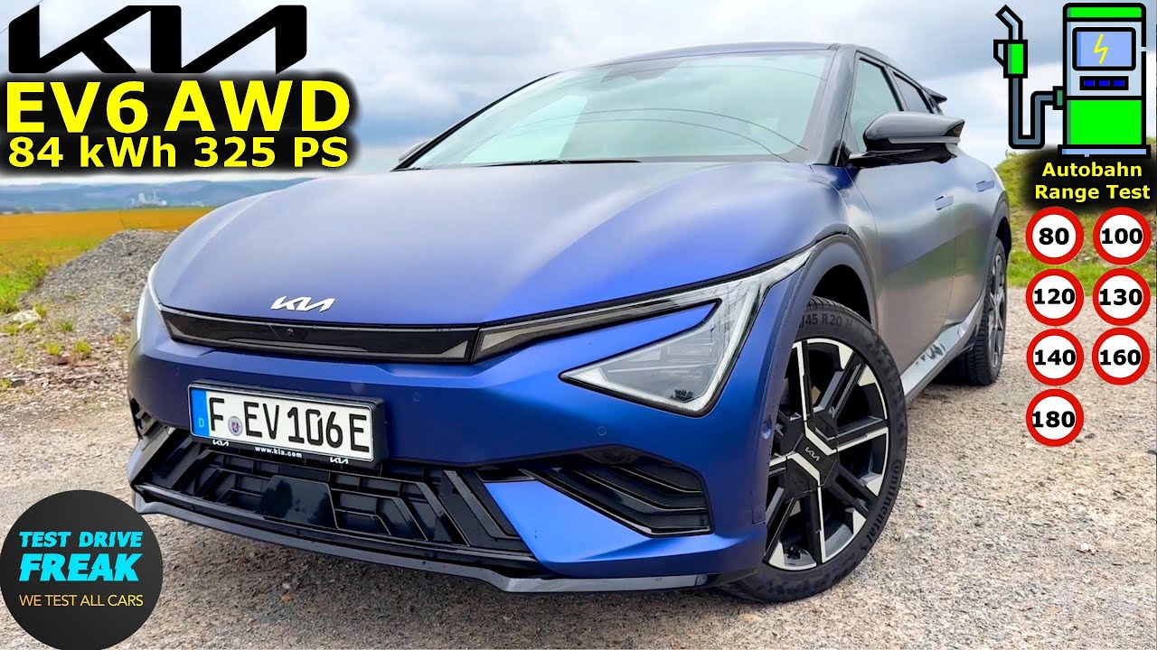 2025 Kia EV6 AWD (325 PS) TEST DRIVE ⚡ Electric Consumption, Range & Autobahn Performance