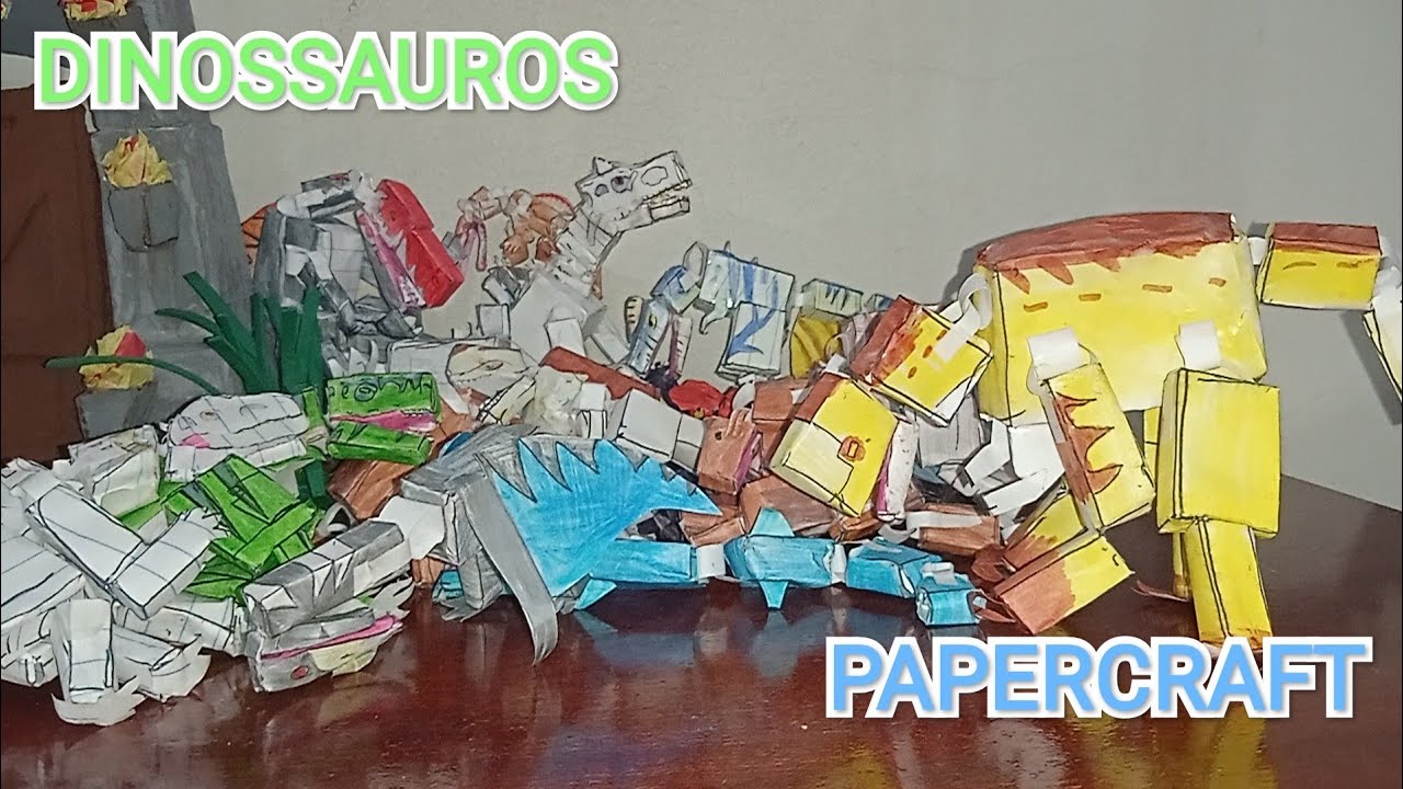 Mostrando todos os dinossauros de Papercraft! 