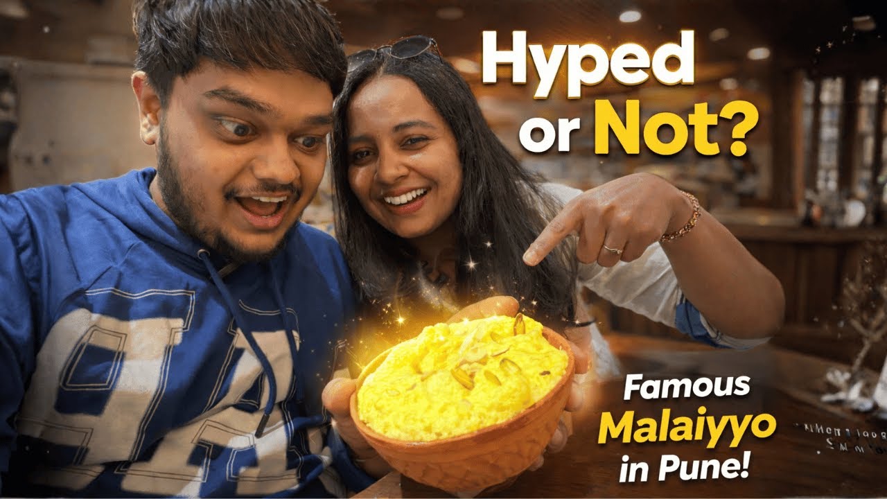 We Tried Pune’s Most Hyped Malaiyyo at Banarasiya 😍 Worth It?