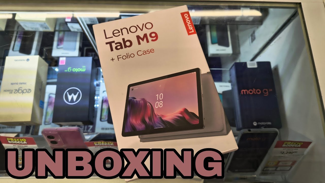 Tablet Lenovo M9 | Unboxing