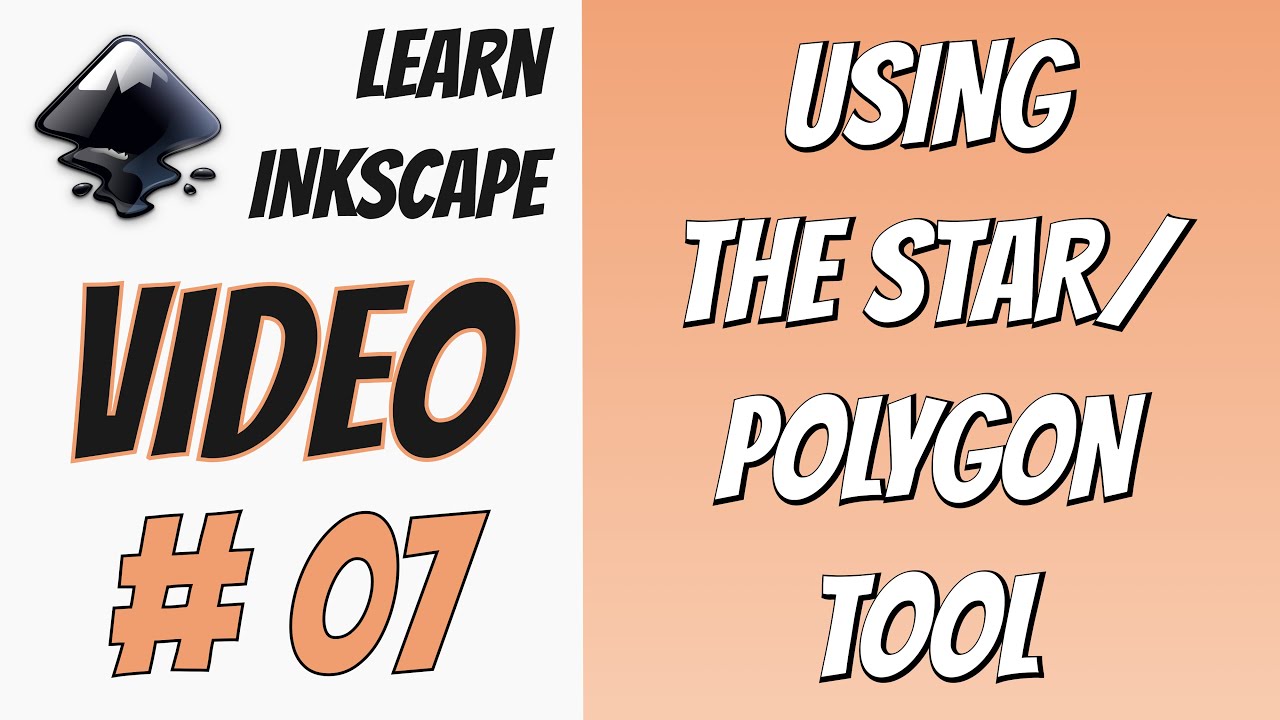 Learn Inkscape: Using the Star Polygon Tool
