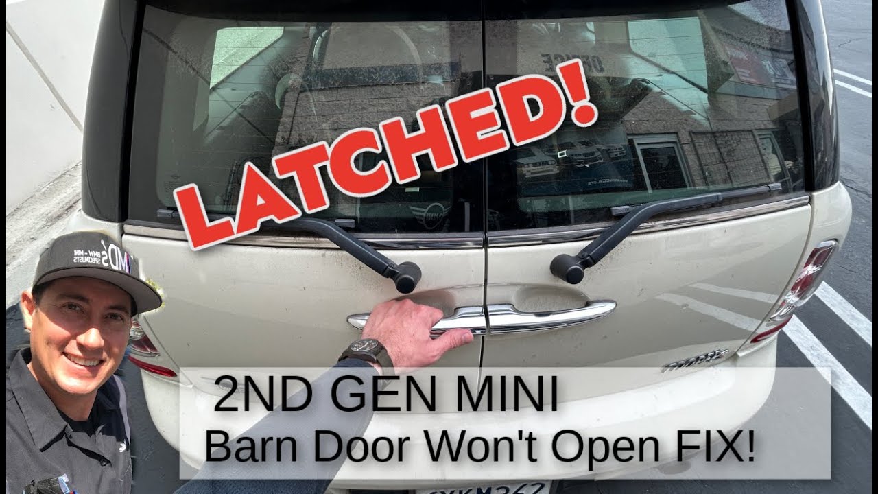 UNSTUCK! Replacing the Left Barn Door Latch on a 2nd Gen Mini Cooper Clubman