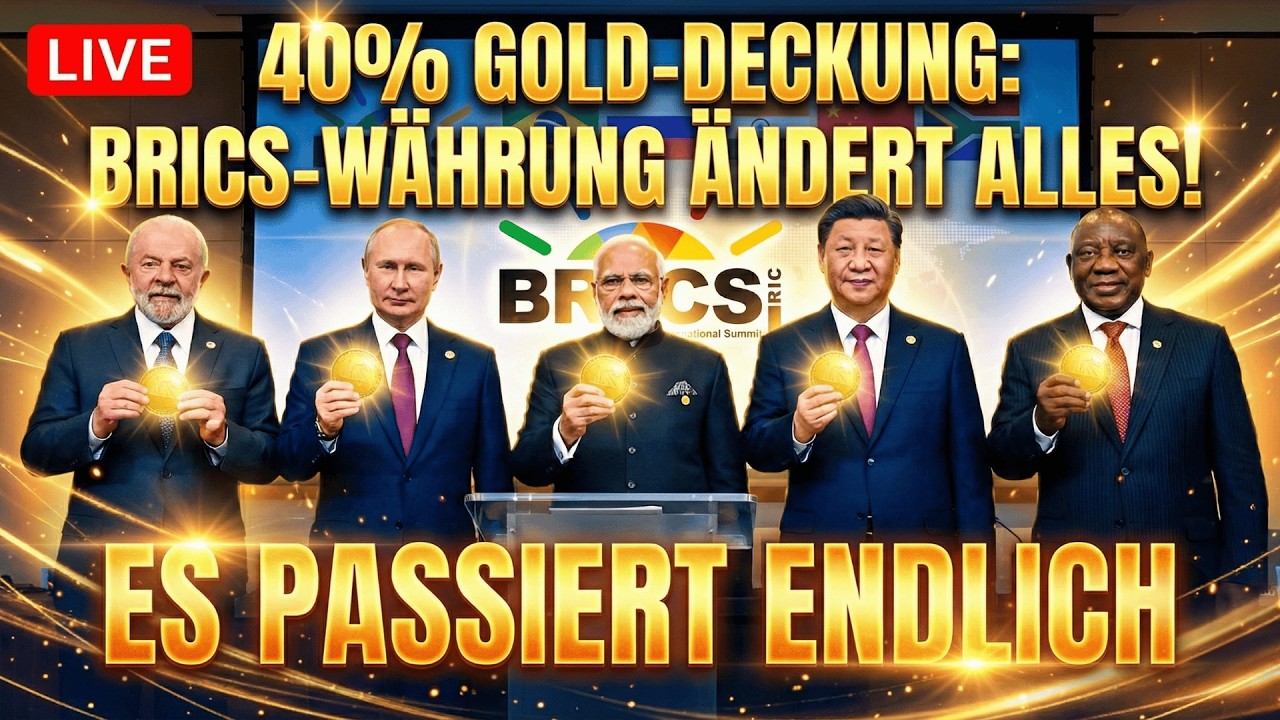 40% GOLD-DECKUNG: Die neue BRICS-Währung ändert ALLES! (Sofort Handeln)