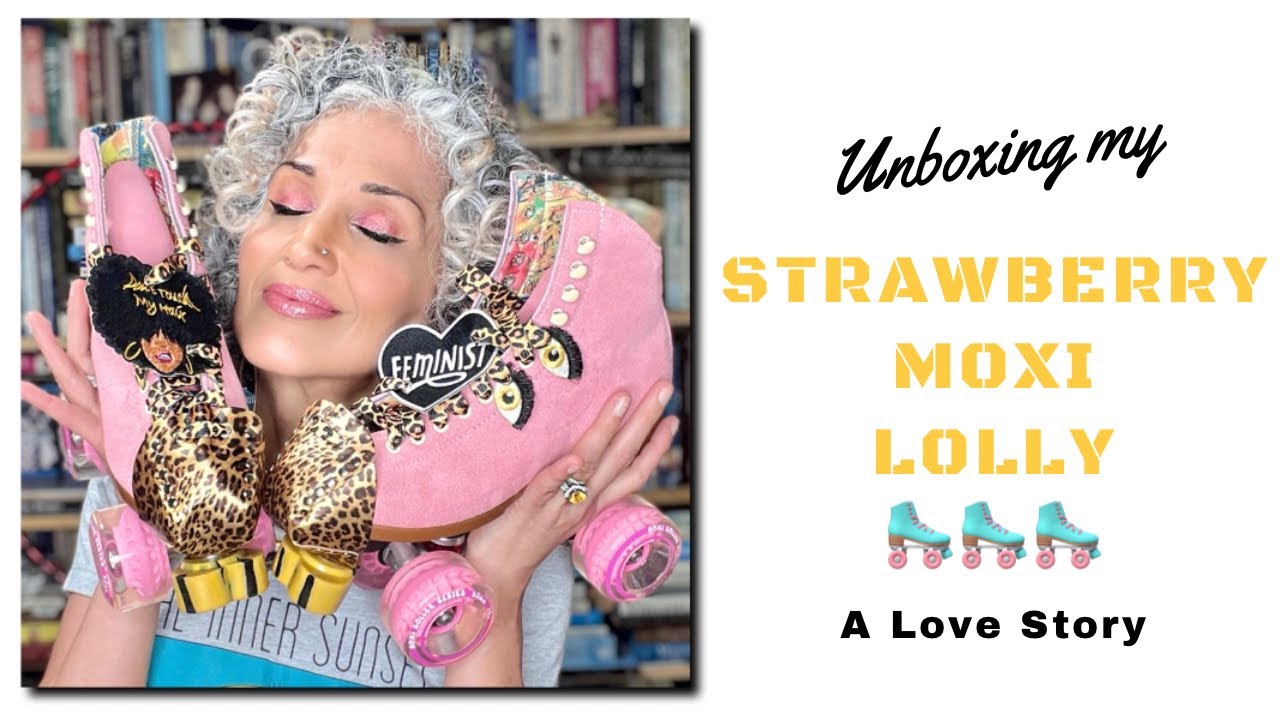 Unboxing My Strawberry Moxi Lolly 🛼🛼🛼 (& Changing Toe Stops, Cushions, Checking Wheels & MORE!
