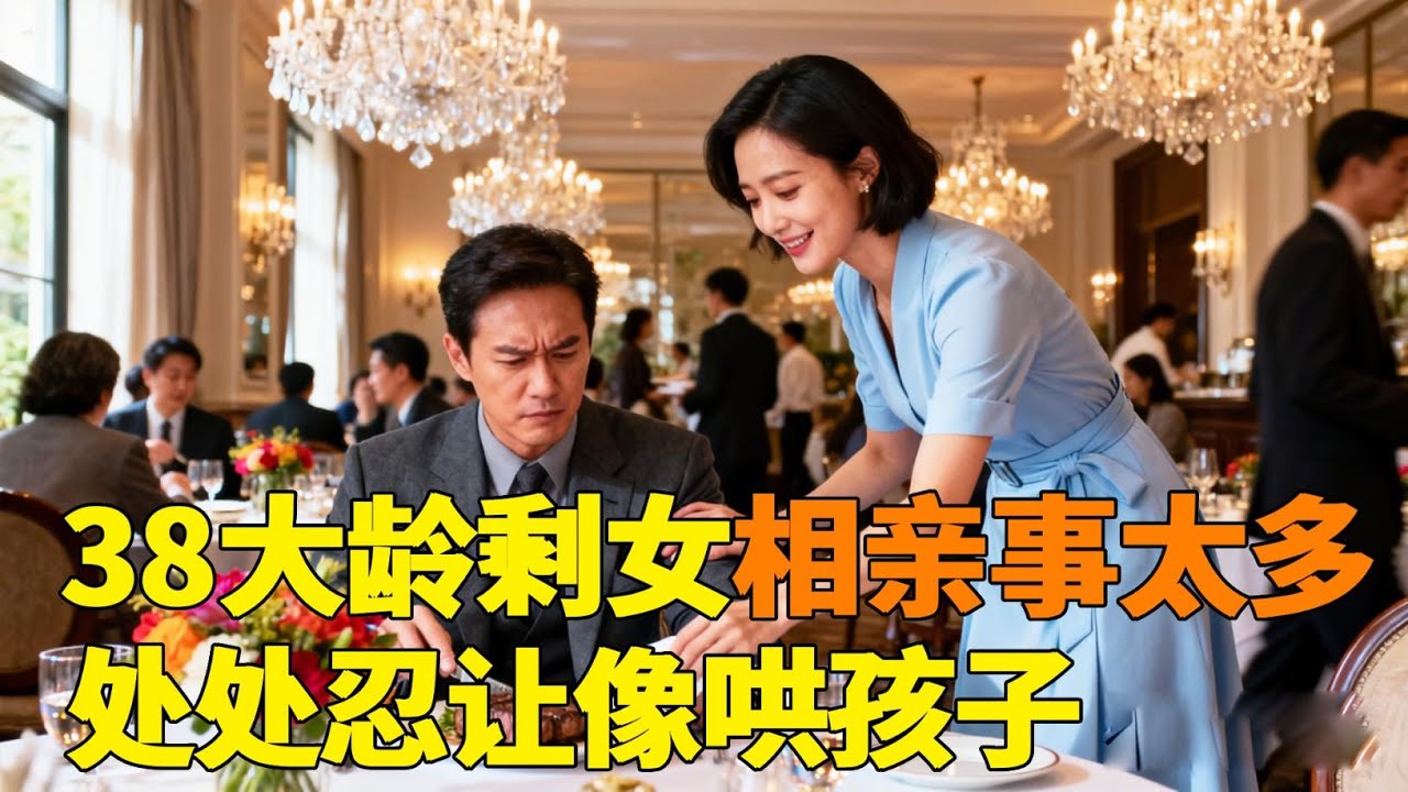 38岁未婚女相亲，介绍相亲竟得跟哄孩子一样！红娘整个人都麻了！【轩语说媒】
