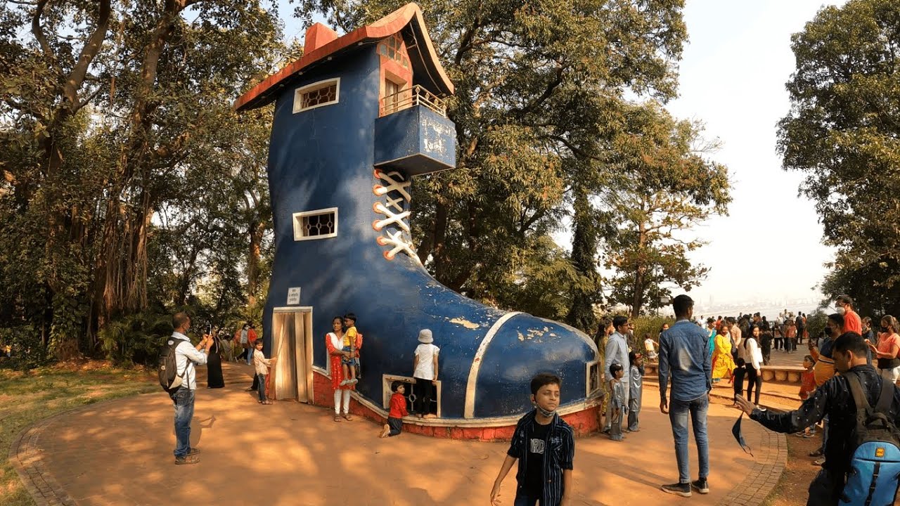 4K Walking Tour at Hanging Garden Malabar Hill Mumbai