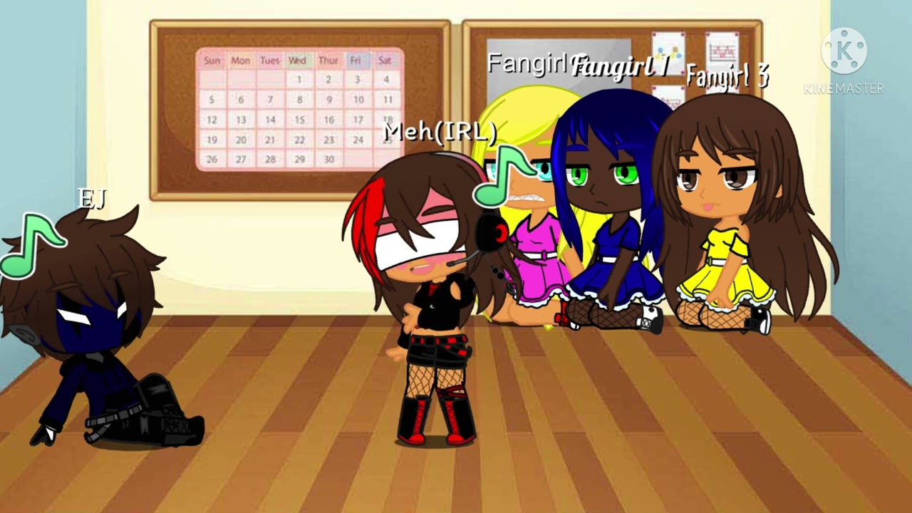 Eyeless Jack stuck with his fangirls+me for 24 hours