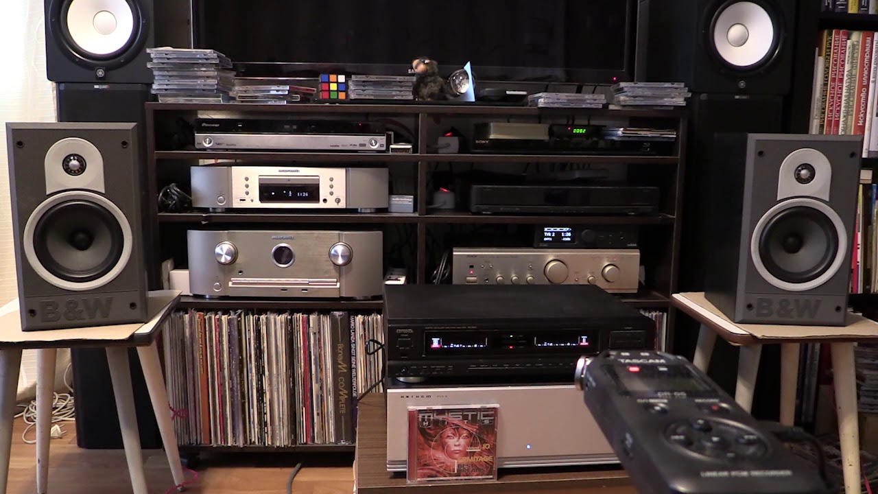 Marantz CD6004, Audiolab M-DAC, Anthem PVA 5, Bowers & Wilkins DM 500, Tascam DR-95, Test