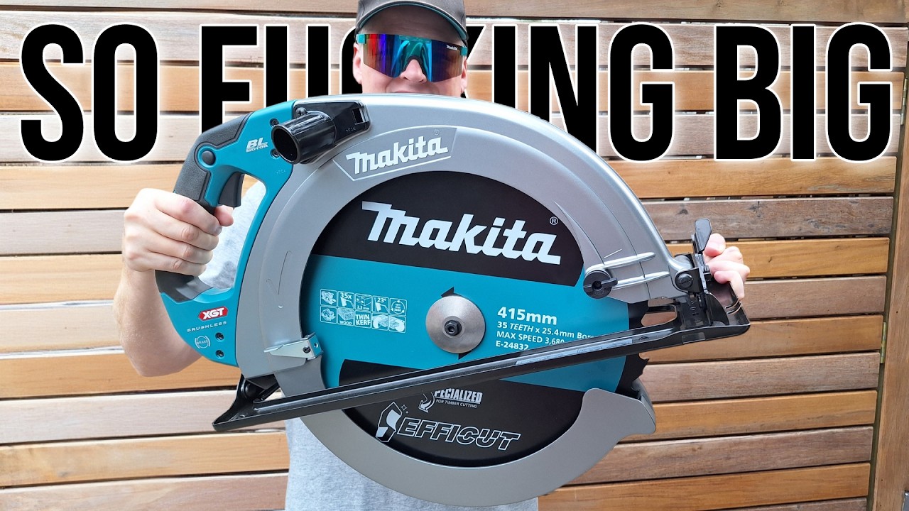 40v MAKITA BEAM SAW Cuts Deeper Than Every Cordless Saw on Earth!
