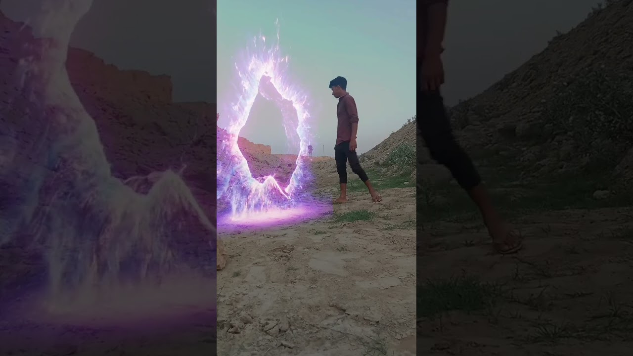 Magic Portal Effect 🔥 #vfx #videoediting #shorts