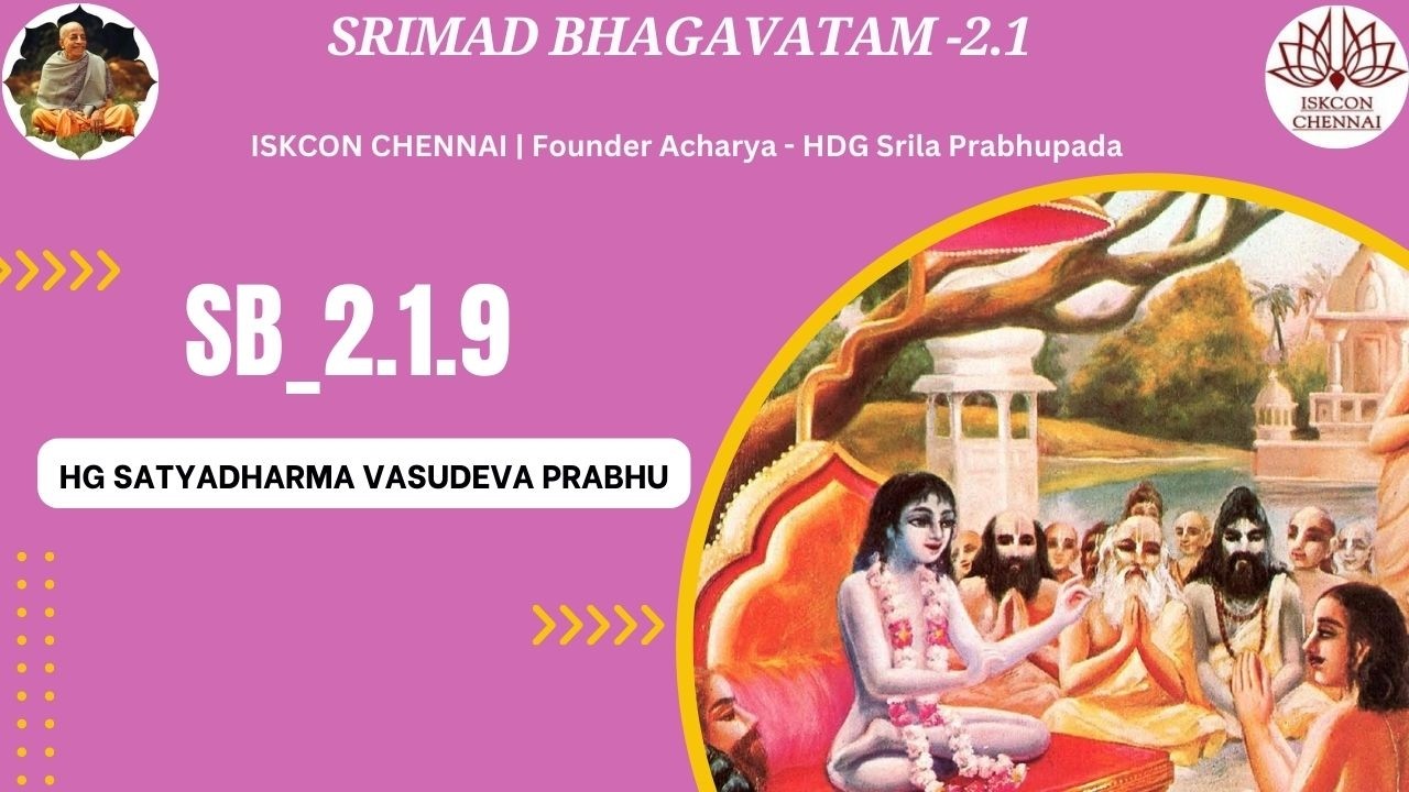 SB_2.1.8 - The important lesson from how even Sukadeva, the liberated soul learns Bhagavatam !