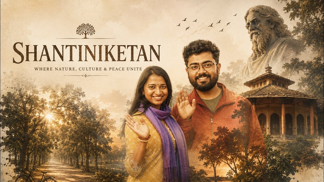 Shantiniketan Travel Vlog | 3 Days in Tagore’s Land of Laal Maati ❤️ Bolpur from Kolkata