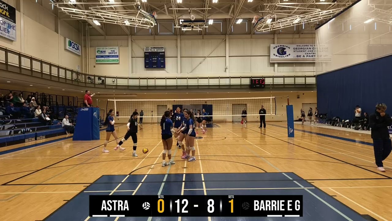 Titans Astra vs Barrie Elites Glacier AM set 2