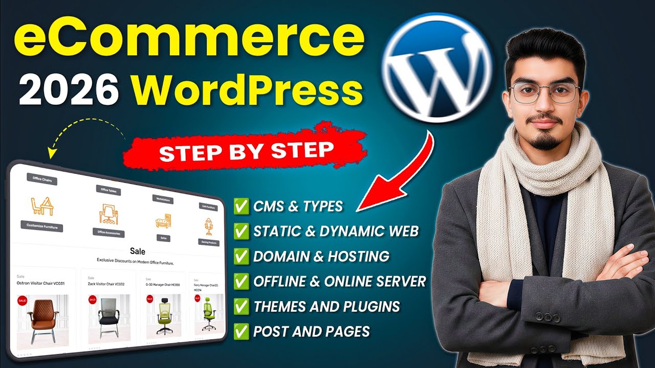 How to Make a FREE eCommerce Website with WordPress MasterClass Course|WooCommerce 2026|A/D Studio