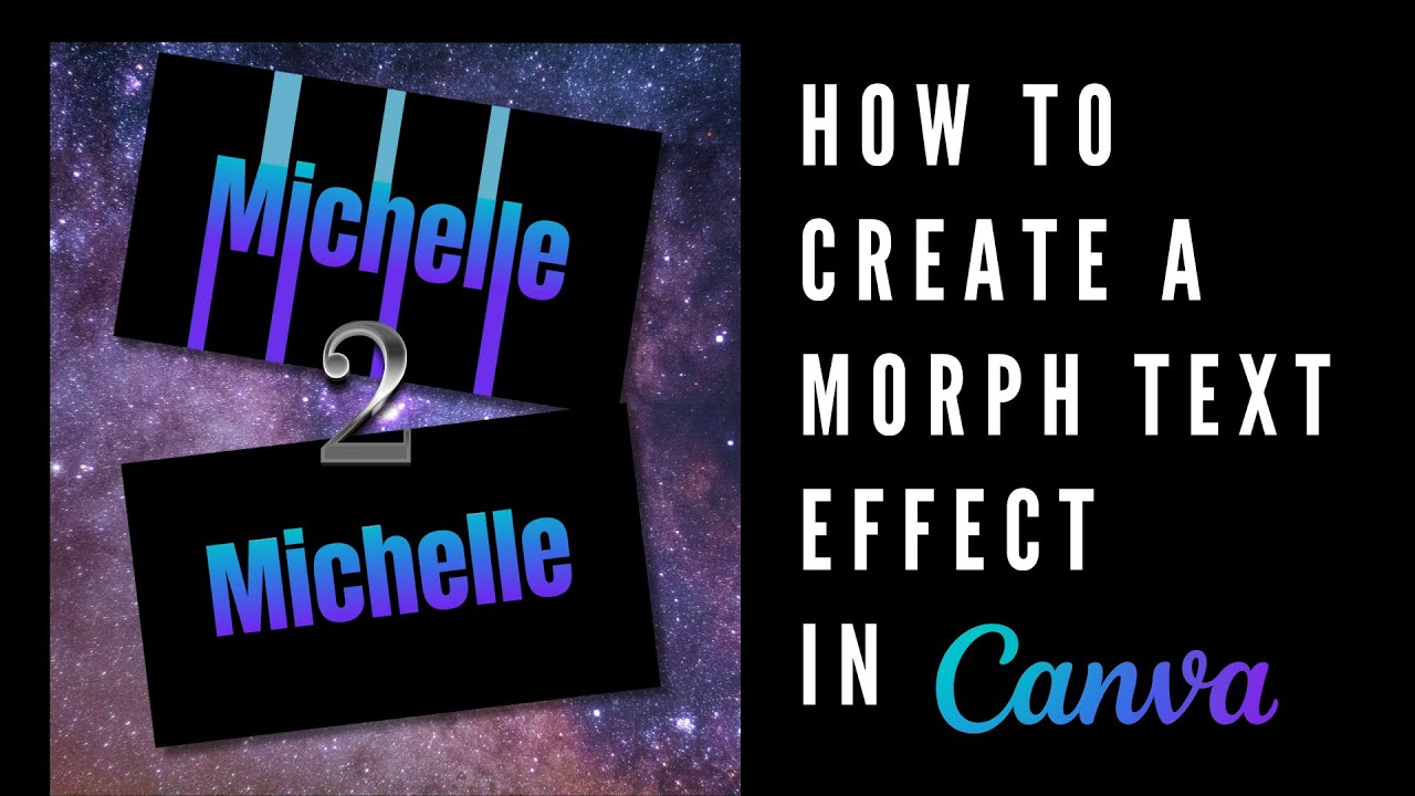 How to Create a Morph Text Effect in Canva