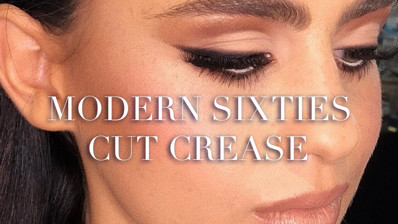 Modern 60s cut crease | Vegan & CF makeup.