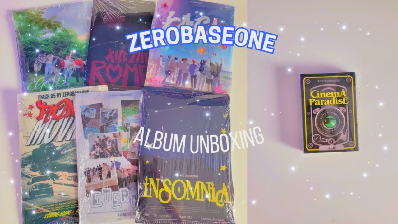 Unboxing ZEROBASEONE (제로베이스원) Cinema Paradise Albums🎬 Part 2