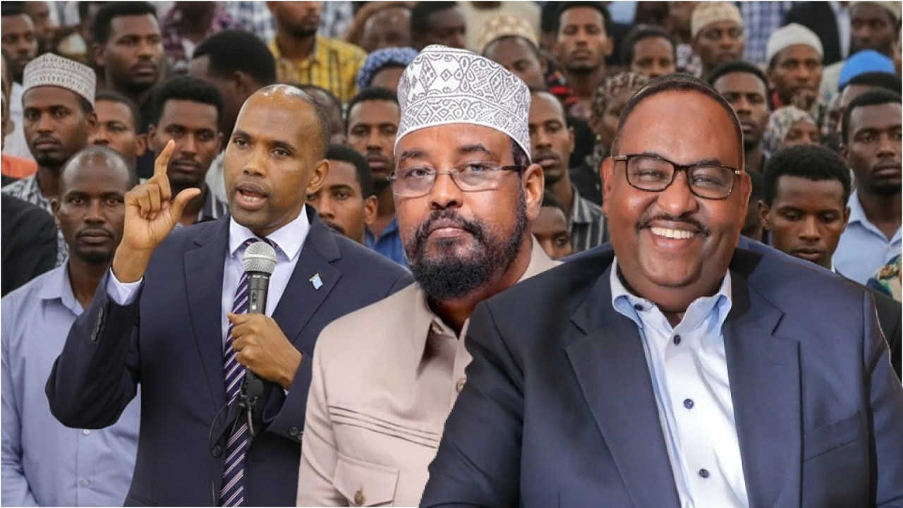 DEG DEG Xasan Cali Khaye Oo Caawa Si Adag Ula Hadlay Axmed Madoobe & Deni
