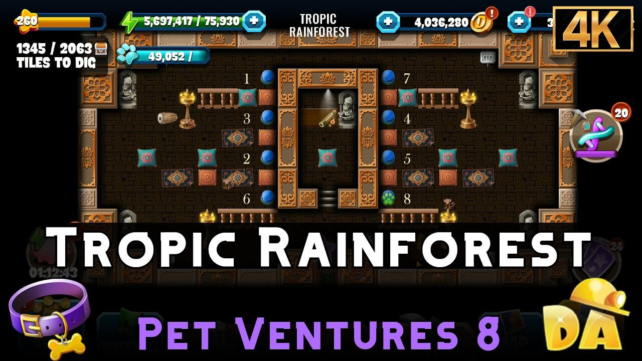 Tropic Rainforest | Pet Ventures 8 | Diggy's Adventure