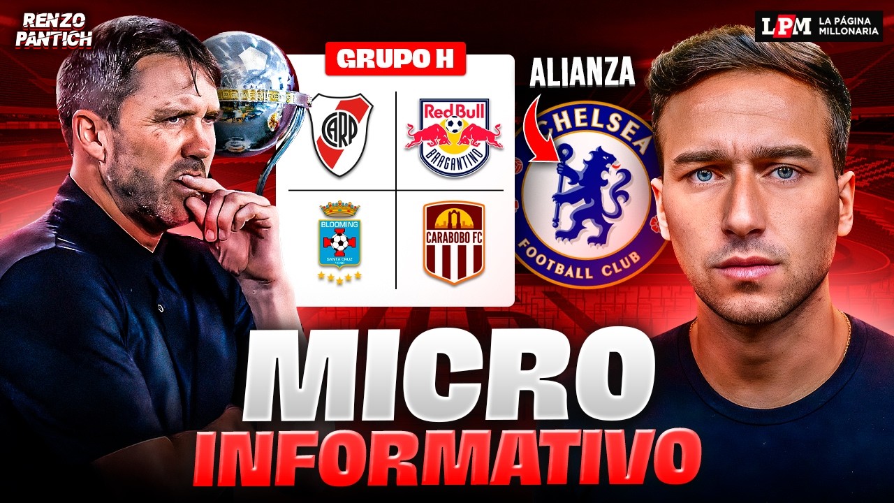 🏆⚽ Se SORTEÓ la SUDAMERICANA: ¿Es ACCESIBLE el GRUPO de RIVER? | DETALLES de la ALIANZA con CHELSEA