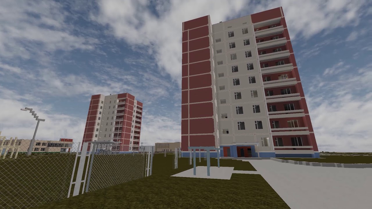 Припять в майнкрафт/ Pripyat in minecraft