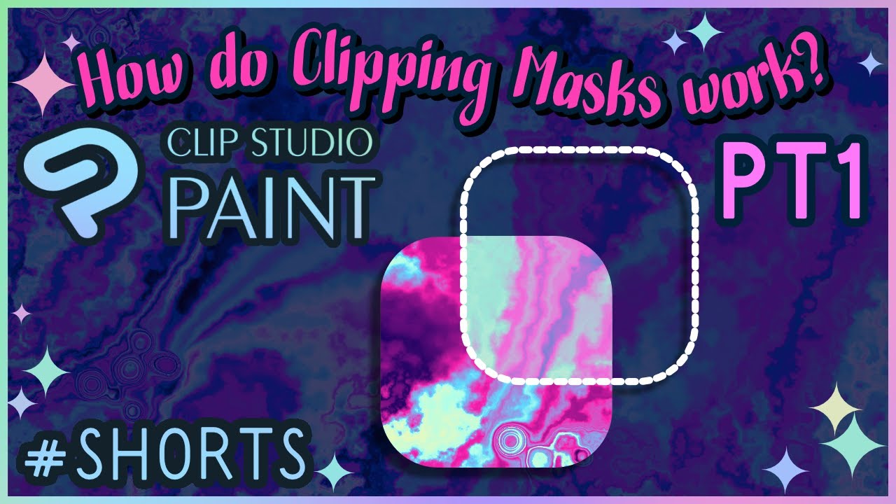 How do Clipping Masks Work in Clip Studio Paint ✦ Part 1 #shorts