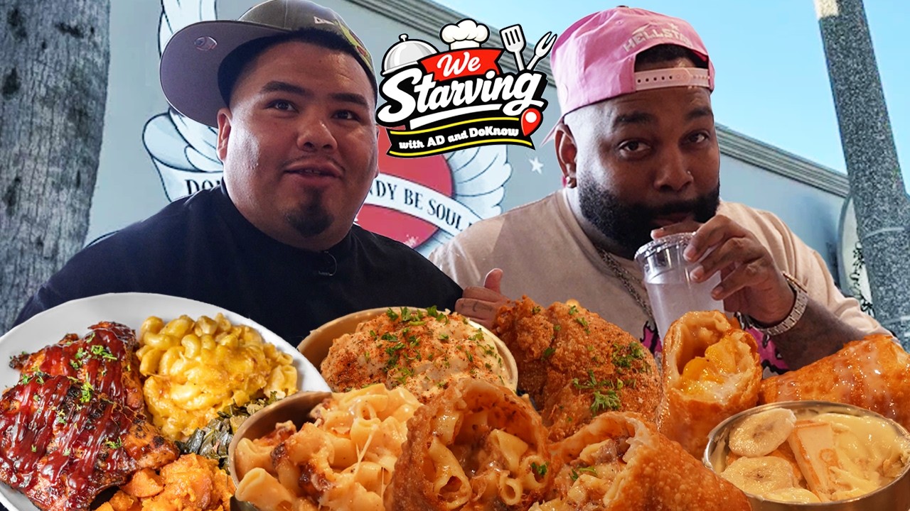 Doknow Tries Soul Food: You Won't Believe His Love for Greens | We Starving