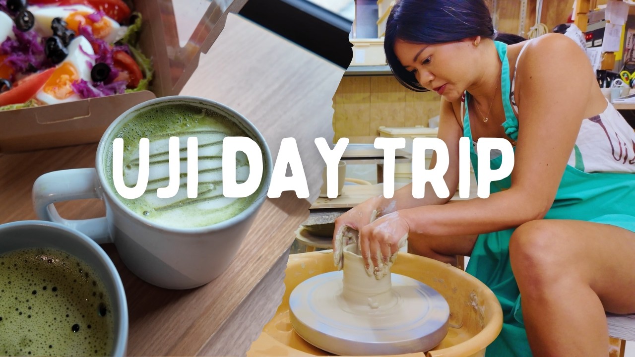 We tried making pottery in Uji (is it as hard as it looks?)