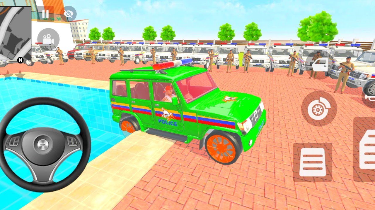 🤩Modified Car Game: Franklin Order😱In Indian Black Car's And💥Creta drives A 💚Police💚 SUV🚓Game 🎮 🎯🎮