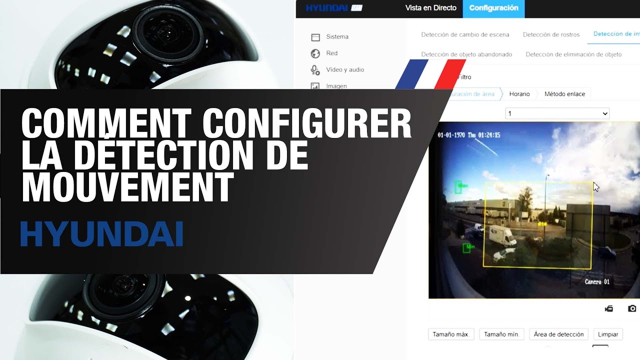 Comment configurer la d&eacute;tection de mouvement sur les cam&eacute;ras Hyundai | By Demes