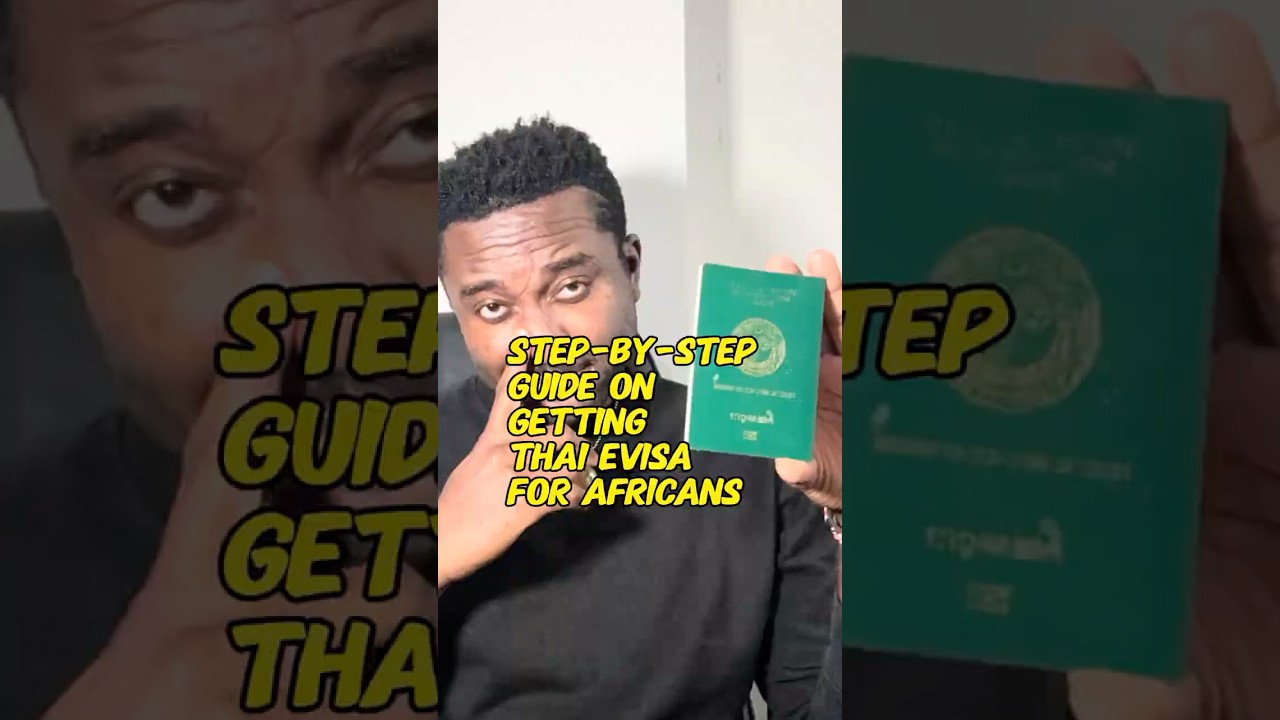 Step-by-step Guide for Thai eVisa Application | Nigerians and Africans | @arandomchidi