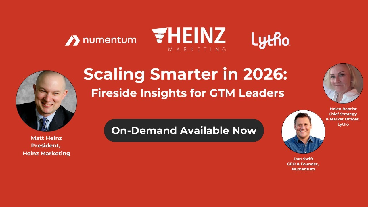 Scaling Smarter in 2026: Fireside Insights for GTM Leaders