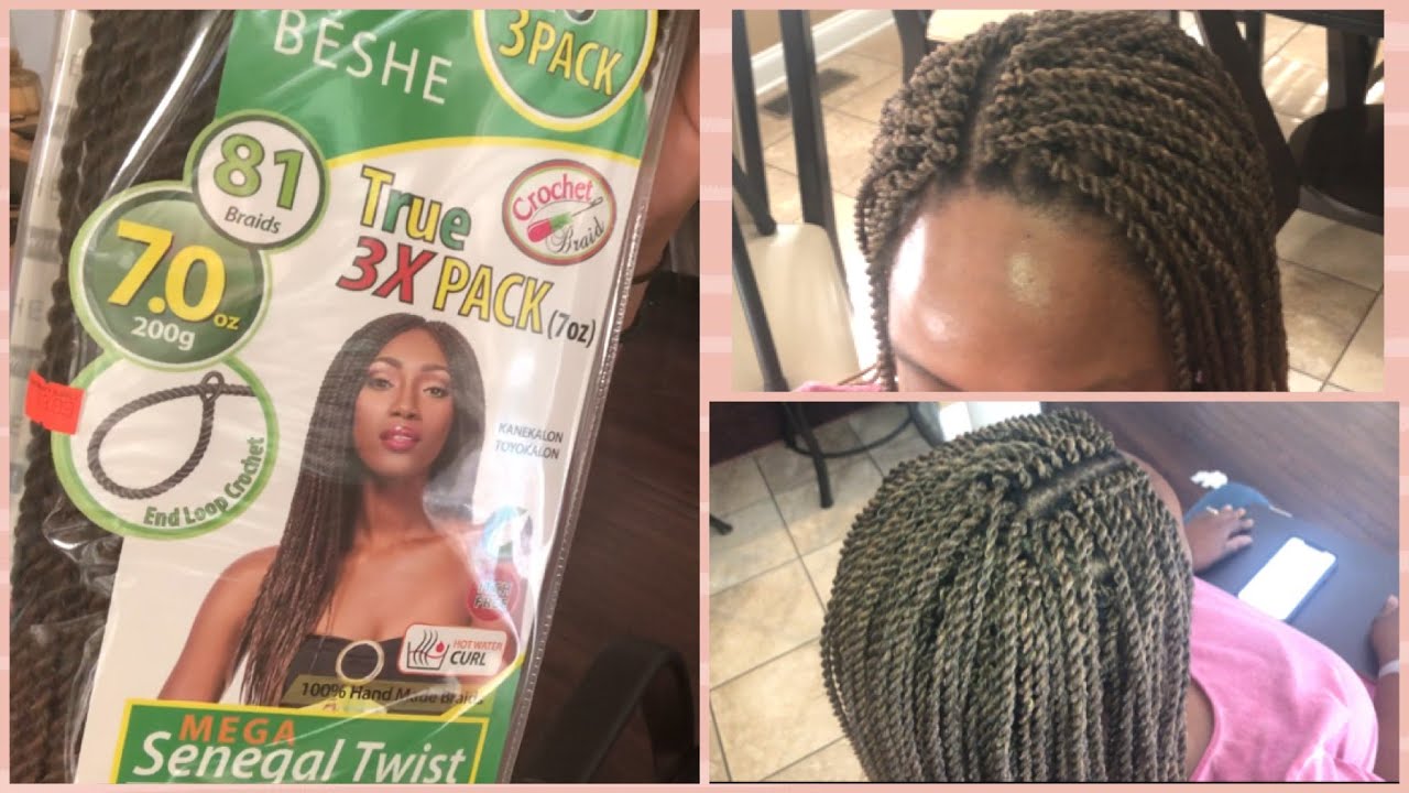 Crochet Senegalese Twist | Beshe Mega Senegal Twist | Relaxed Hair