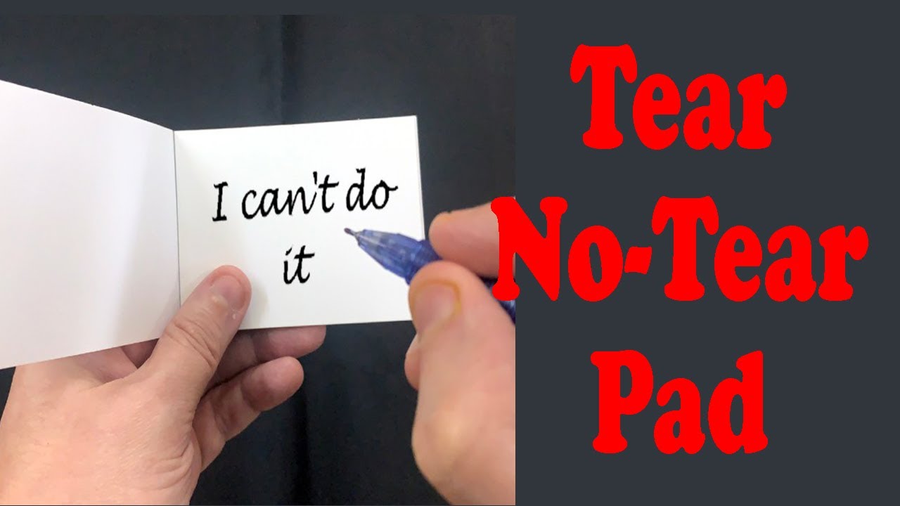 Tear No Tear Pad