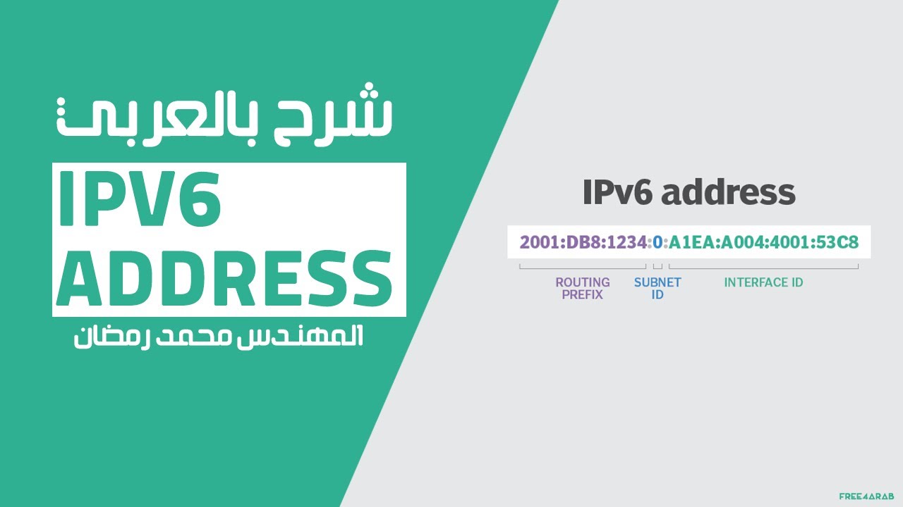 IPv6 Address  شرح بالعربي للمهندس محمد رمضان