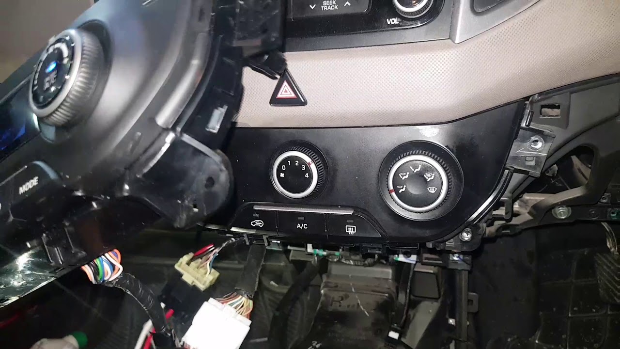 Creta climate control installed in base model